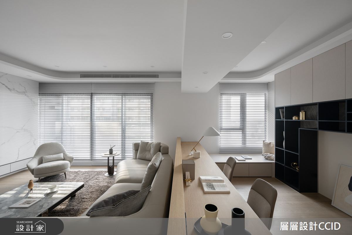 83坪新成屋(5年以下)＿混搭風客廳書房案例圖片＿層層室內裝修設計有限公司＿層層_28之8