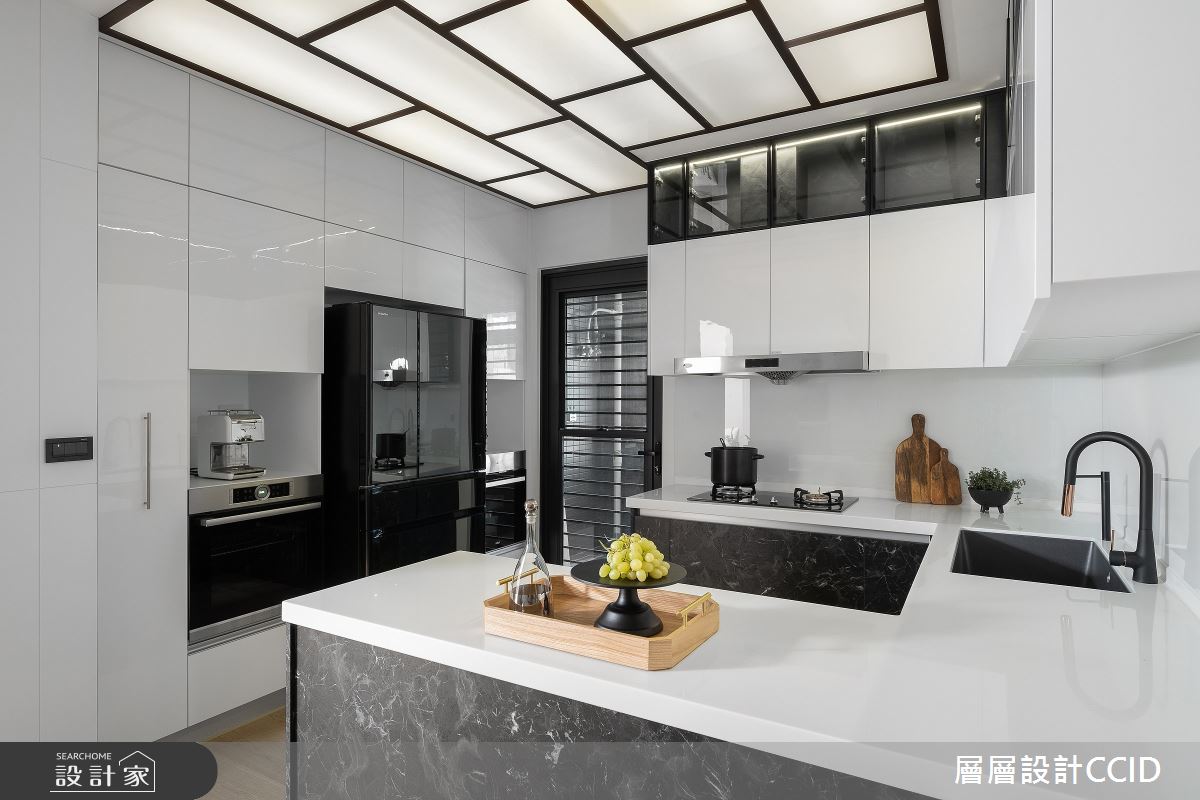 83坪新成屋(5年以下)＿混搭風廚房吧檯案例圖片＿層層室內裝修設計有限公司＿層層_28之15