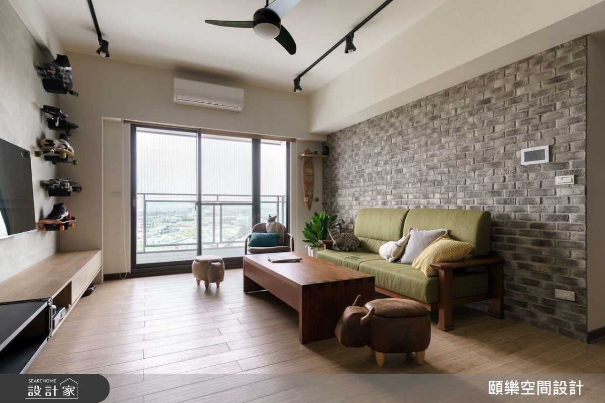 30坪預售屋＿工業風客廳案例圖片＿頤樂空間設計有限公司＿頤樂_01之3