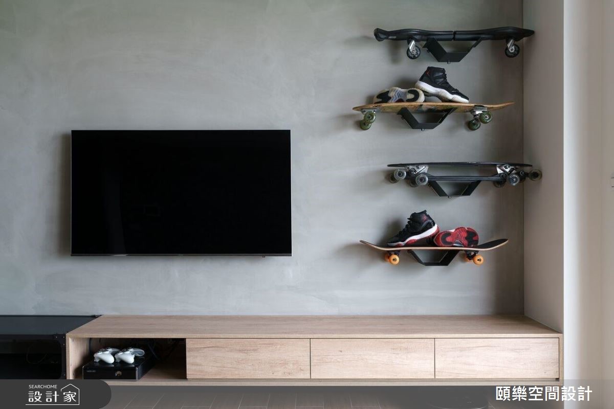 30坪預售屋＿工業風客廳案例圖片＿頤樂空間設計有限公司＿頤樂_01之9