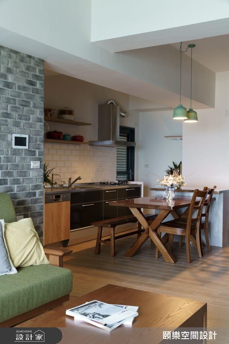 30坪預售屋＿工業風餐廳案例圖片＿頤樂空間設計有限公司＿頤樂_01之11