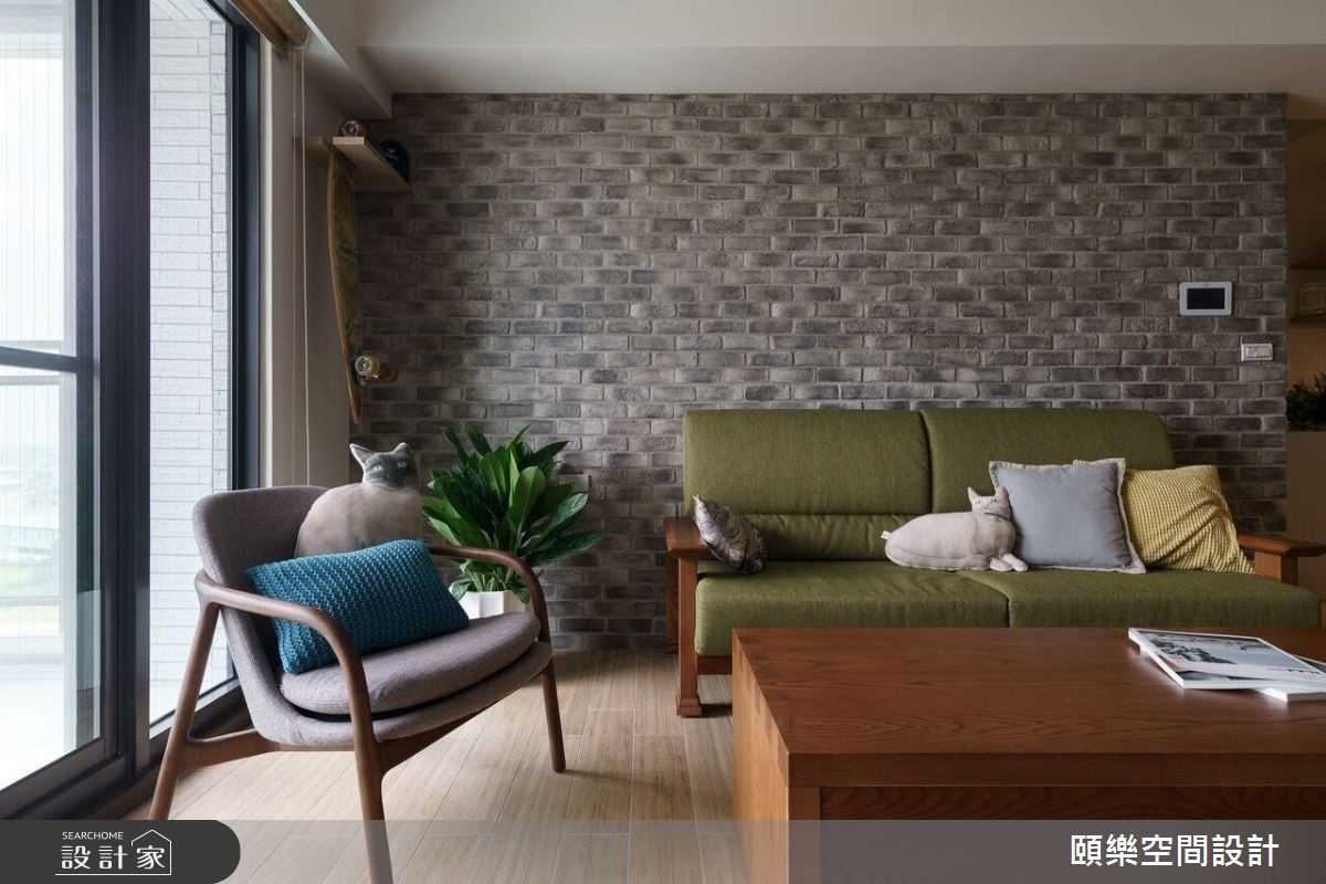 30坪預售屋＿工業風客廳案例圖片＿頤樂空間設計有限公司＿頤樂_01之5