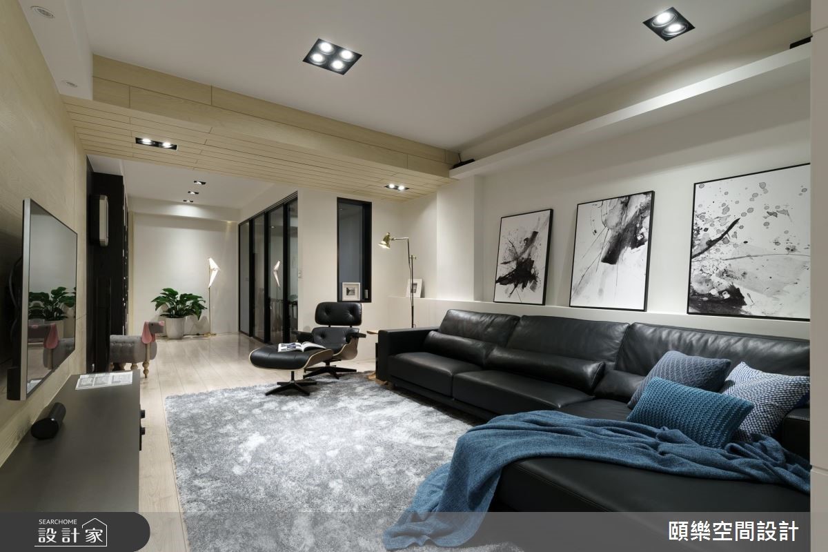 20坪中古屋(5~15年)＿人文禪風客廳案例圖片＿頤樂空間設計有限公司＿頤樂_02之4