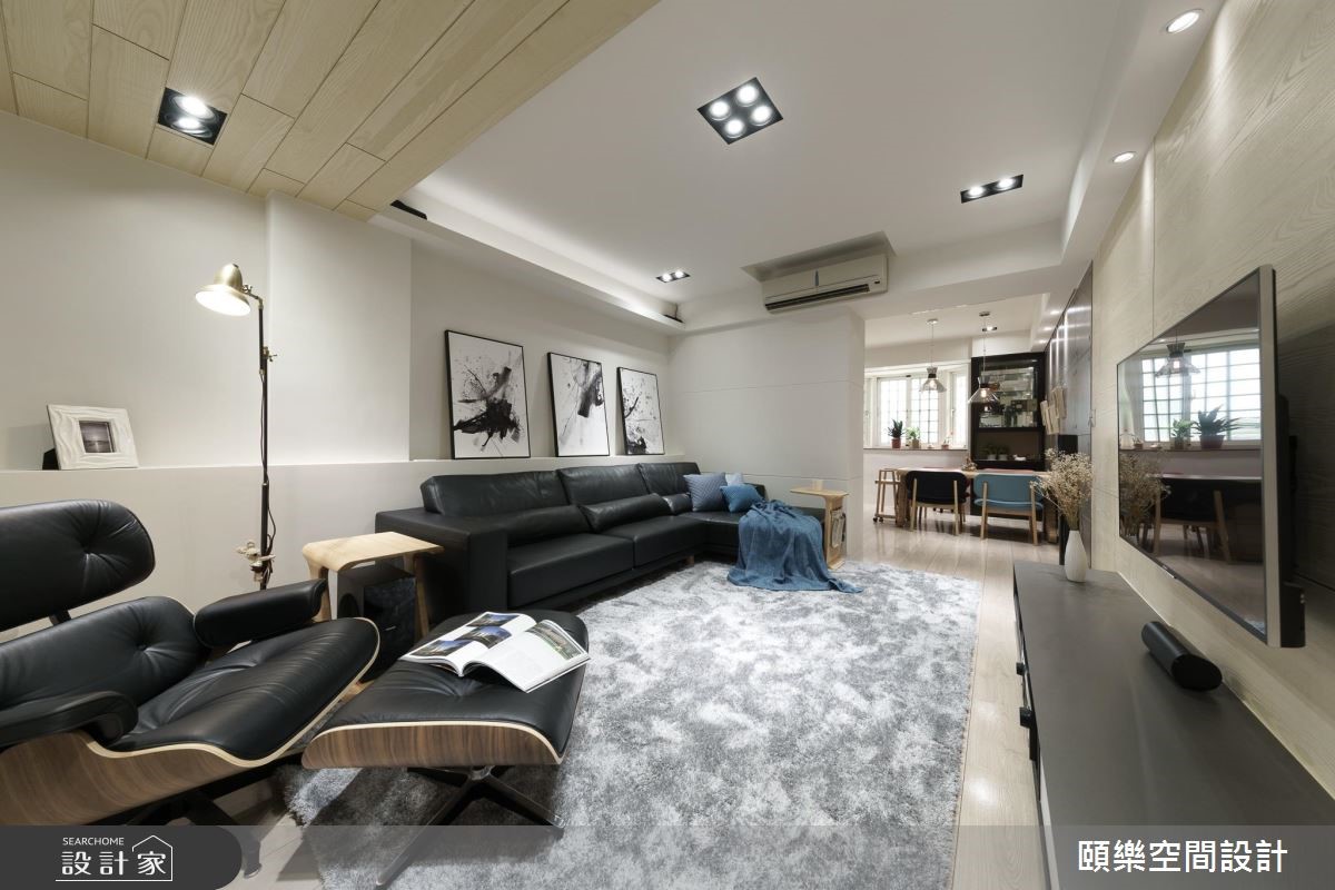 20坪中古屋(5~15年)＿人文禪風客廳案例圖片＿頤樂空間設計有限公司＿頤樂_02之3