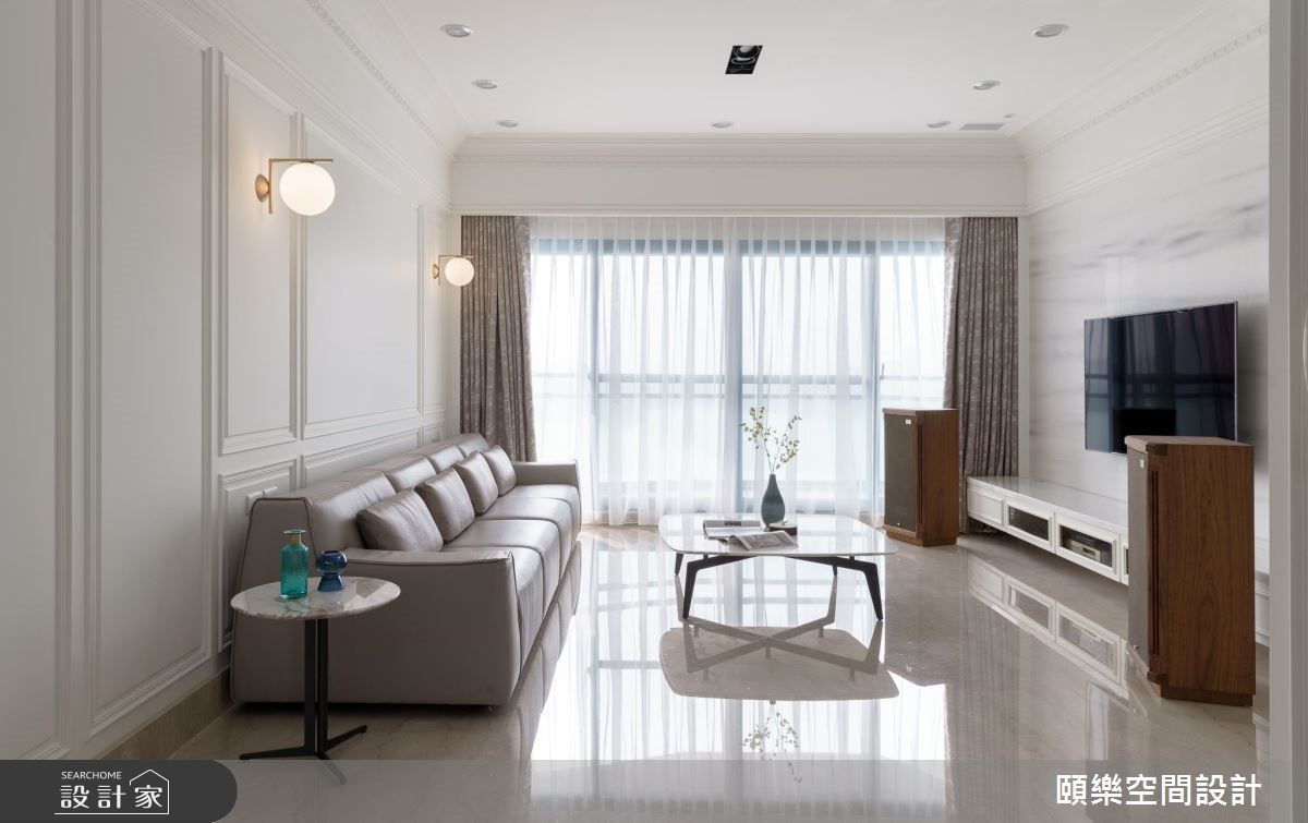 50坪老屋(16~30年)＿美式風客廳案例圖片＿頤樂空間設計有限公司＿頤樂_04之1