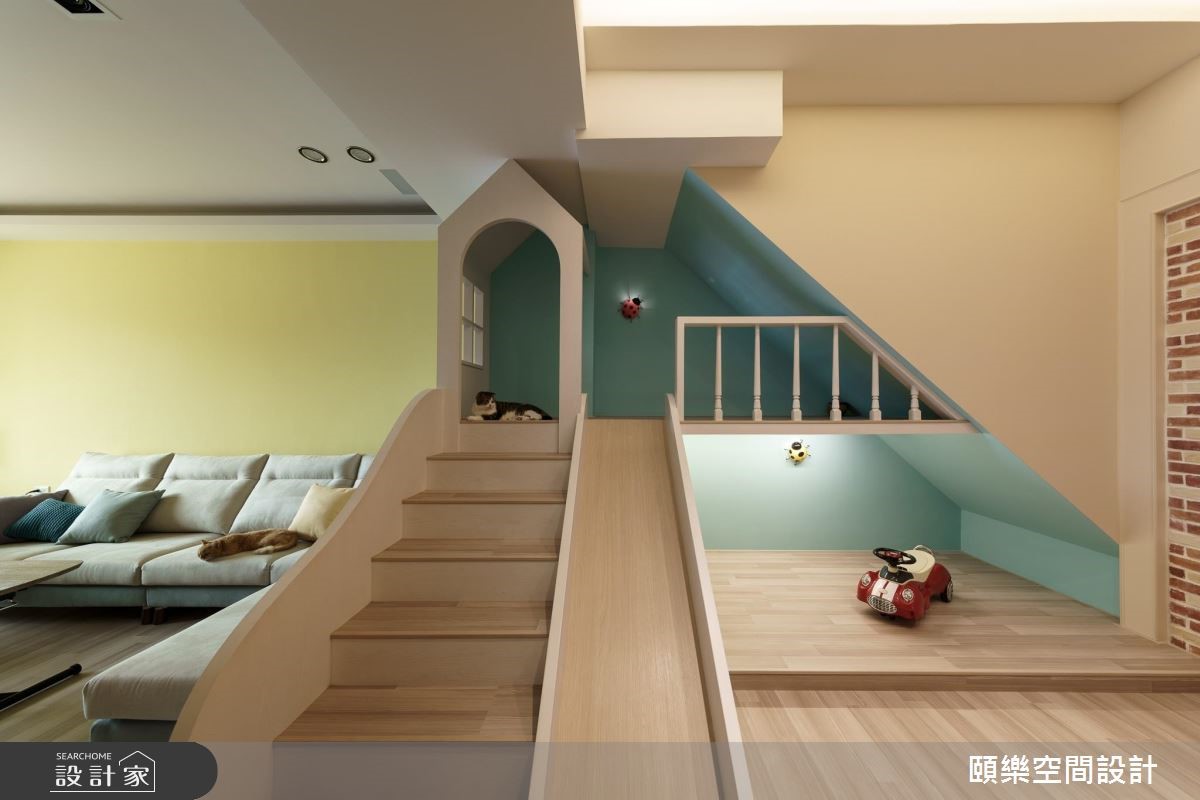 30坪新成屋(5年以下)＿鄉村風客廳案例圖片＿頤樂空間設計有限公司＿頤樂_05之5