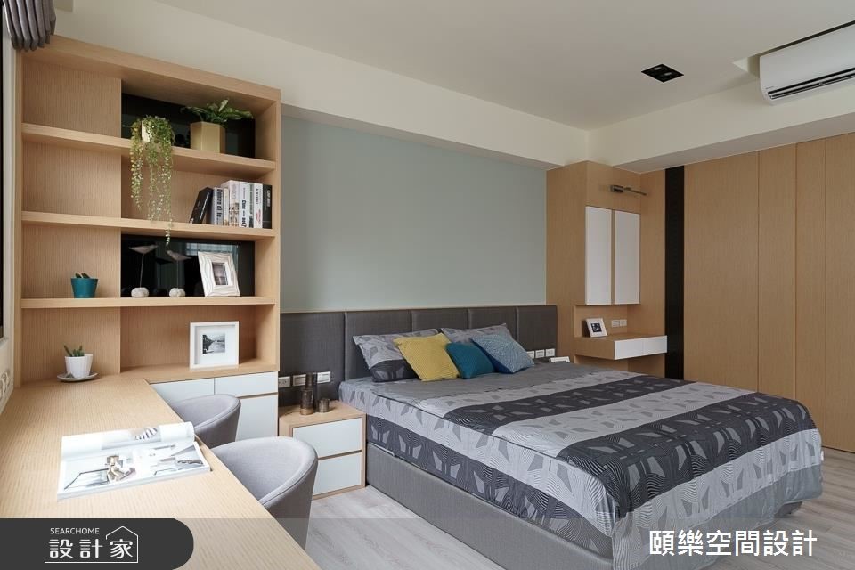 60坪新成屋(5年以下)＿現代風臥室案例圖片＿頤樂空間設計有限公司＿頤樂_06之17