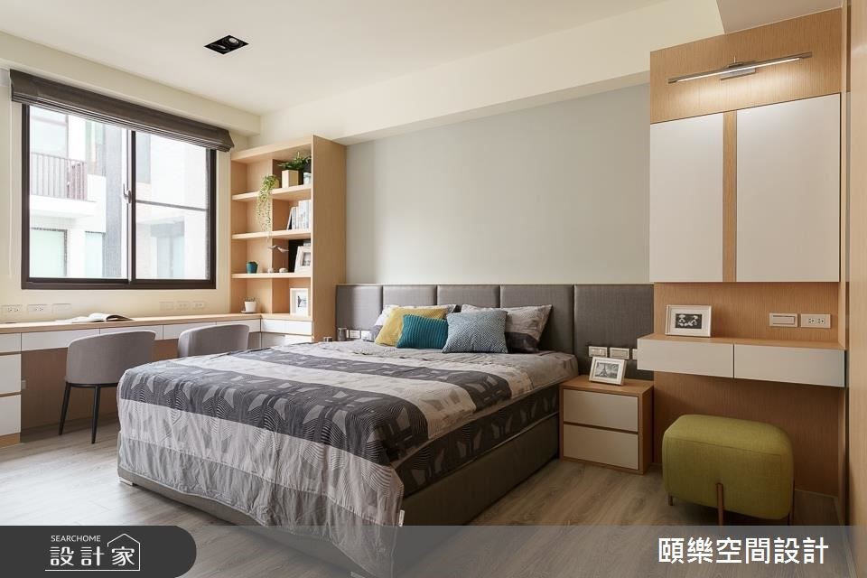 60坪新成屋(5年以下)＿現代風臥室案例圖片＿頤樂空間設計有限公司＿頤樂_06之14
