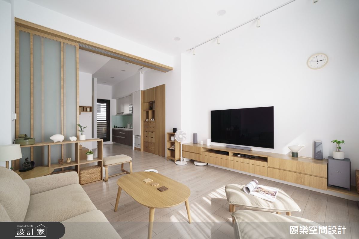 49坪預售屋＿日式無印風客廳案例圖片＿頤樂空間設計有限公司＿頤樂_08之2