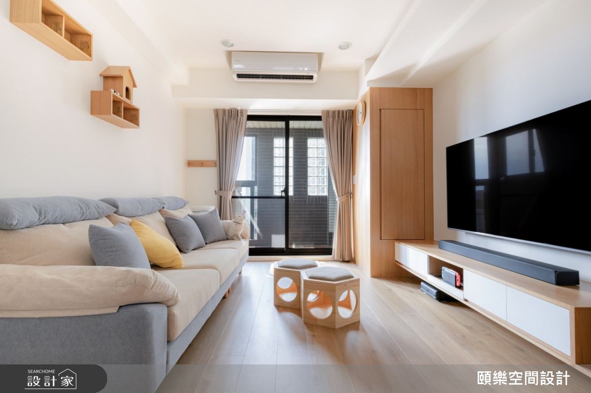 20坪預售屋＿日式無印風客廳案例圖片＿頤樂空間設計有限公司＿頤樂_10之6