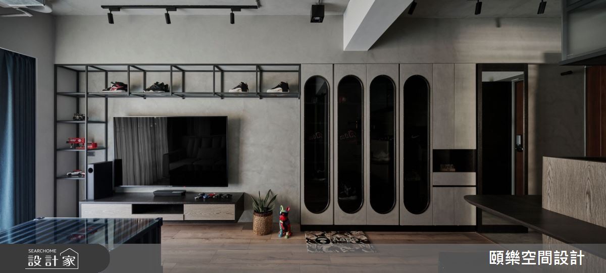 24坪預售屋＿工業風客廳案例圖片＿頤樂空間設計有限公司＿頤樂_12之8