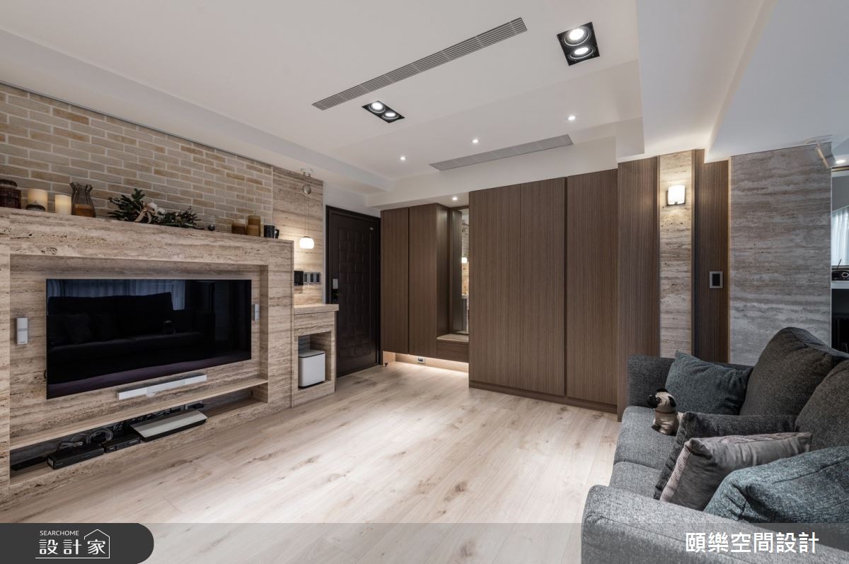 15坪新成屋(5年以下)＿美式風客廳案例圖片＿頤樂空間設計有限公司＿頤樂_13之2