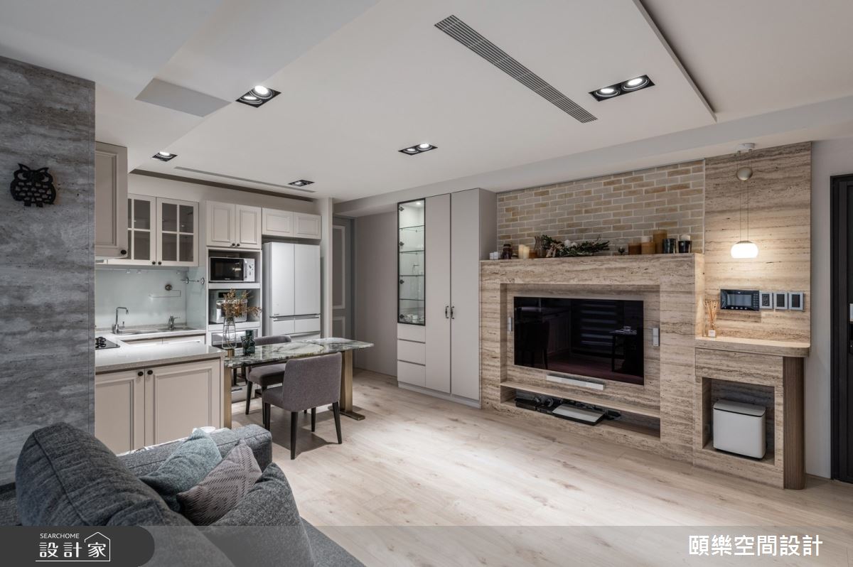 15坪新成屋(5年以下)＿美式風客廳案例圖片＿頤樂空間設計有限公司＿頤樂_13之4