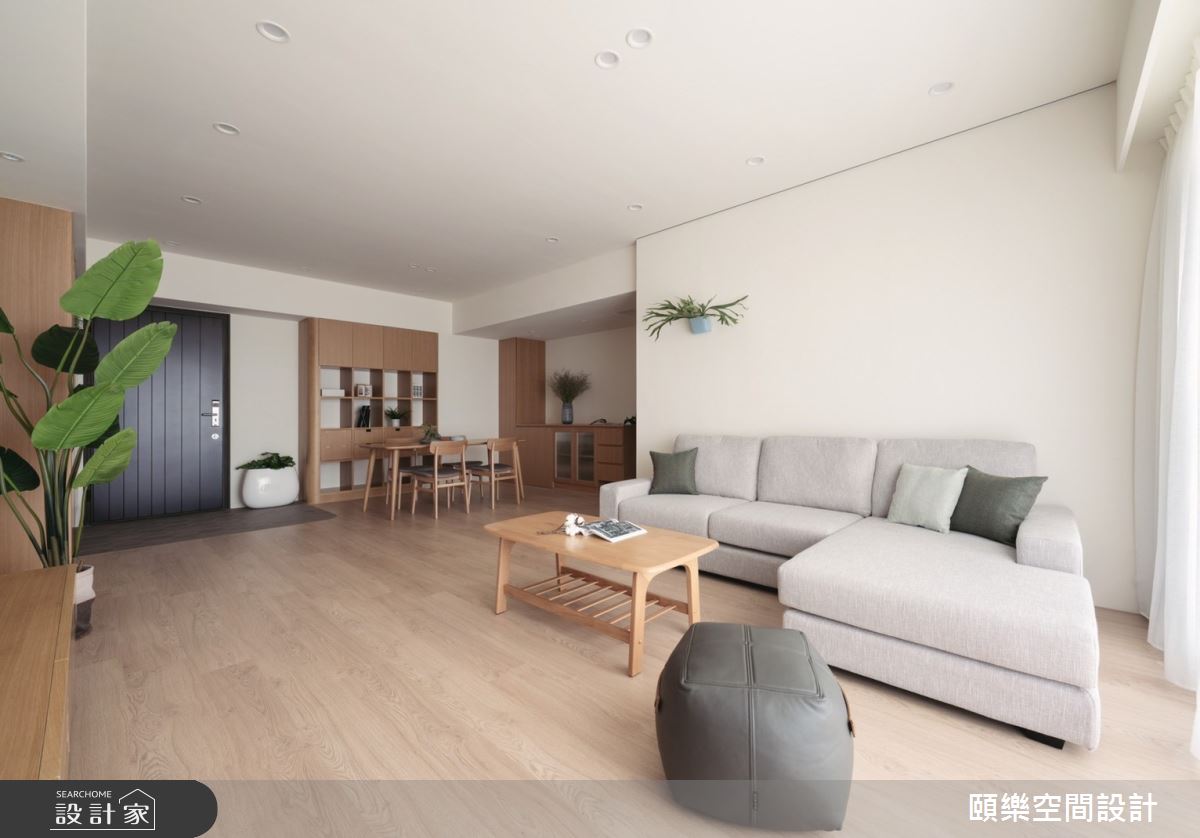 27坪新成屋(5年以下)＿日式無印風客廳案例圖片＿頤樂空間設計有限公司＿頤樂_14之12