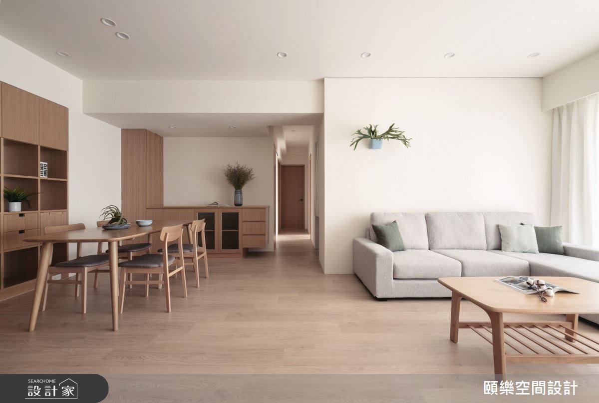 27坪新成屋(5年以下)＿日式無印風客廳餐廳案例圖片＿頤樂空間設計有限公司＿頤樂_14之13