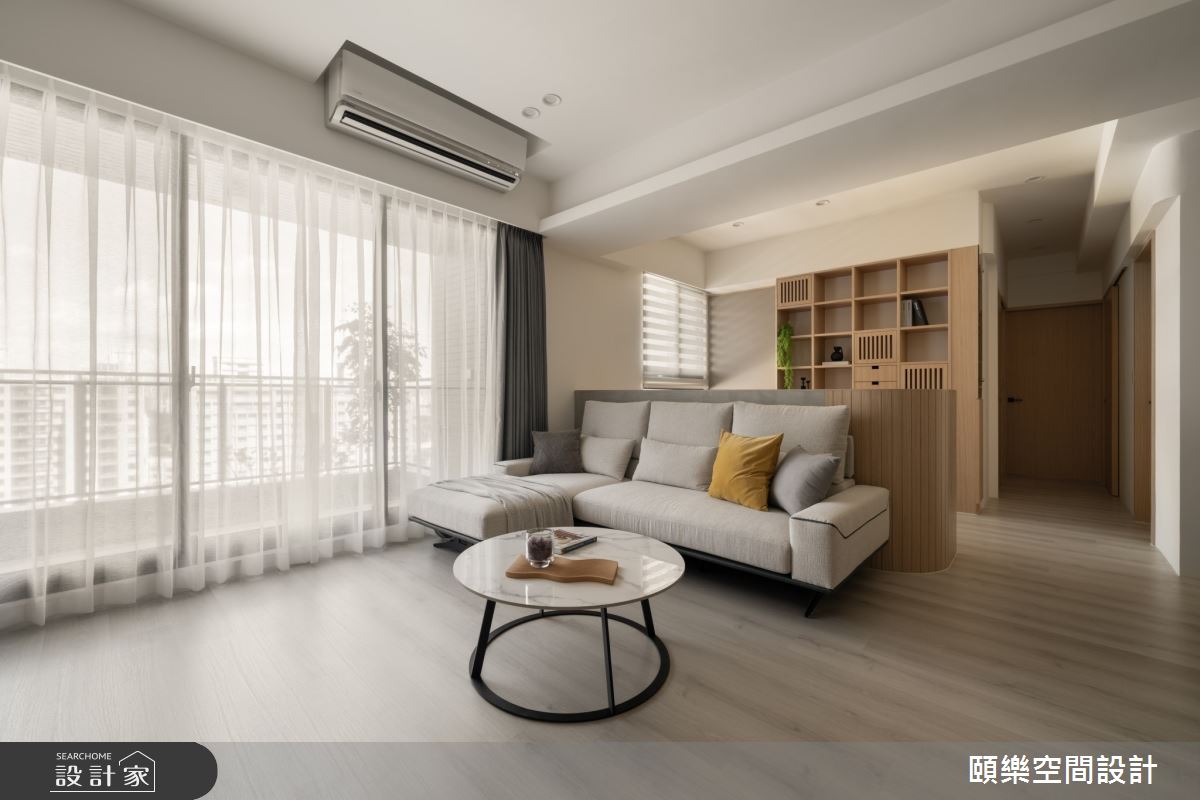 30坪新成屋(5年以下)＿北歐風客廳案例圖片＿頤樂空間設計有限公司＿頤樂_15之10
