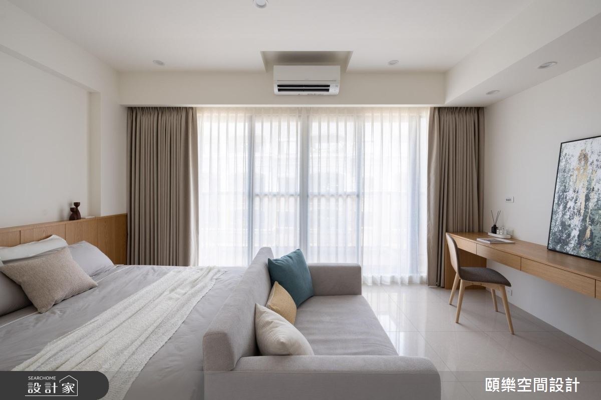 42坪預售屋＿日式無印風臥室案例圖片＿頤樂空間設計有限公司＿頤樂_16之25