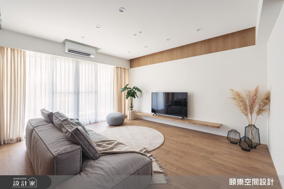 42坪預售屋＿日式無印風客廳案例圖片＿頤樂空間設計有限公司＿頤樂_16之2