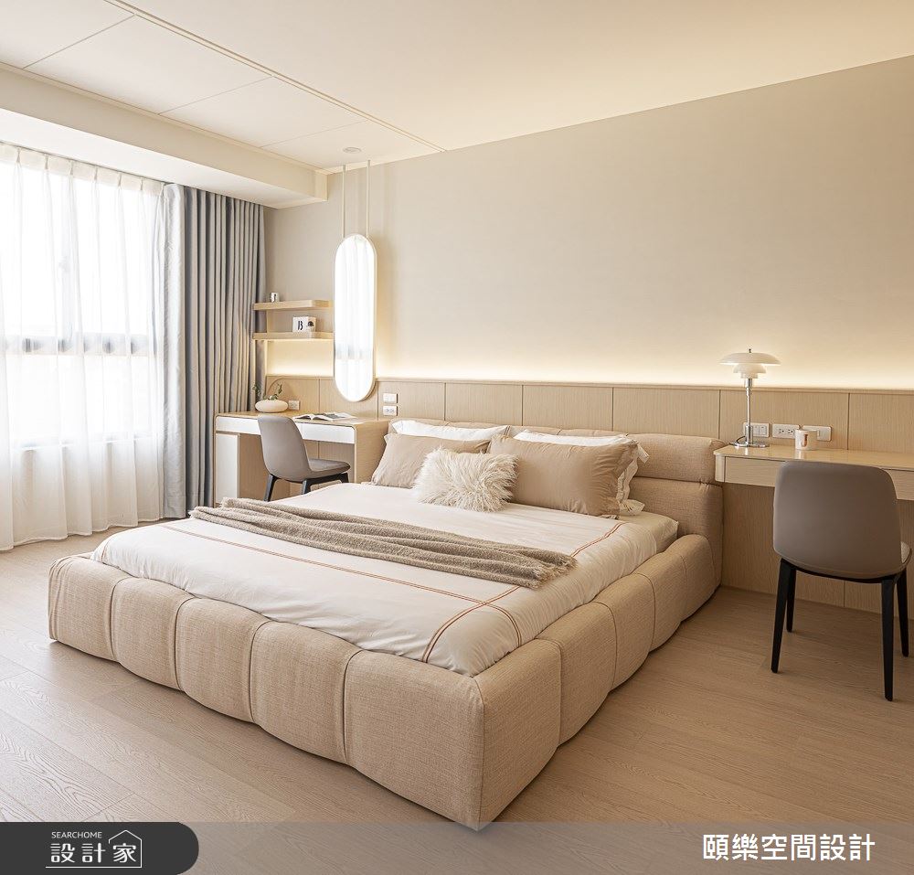 65坪新成屋(5年以下)＿日式無印風臥室案例圖片＿頤樂空間設計有限公司＿頤樂_17之17