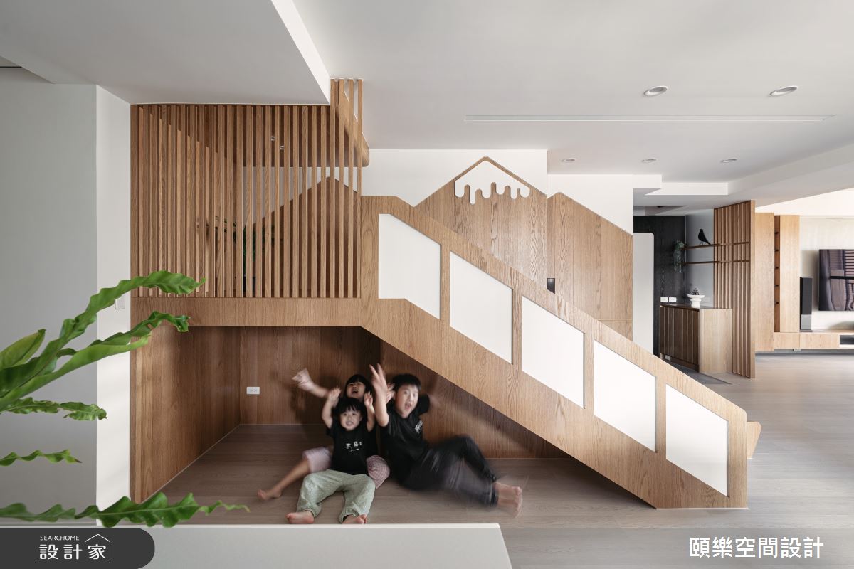 65坪新成屋(5年以下)＿日式無印風餐廳樓梯案例圖片＿頤樂空間設計有限公司＿頤樂_17之27
