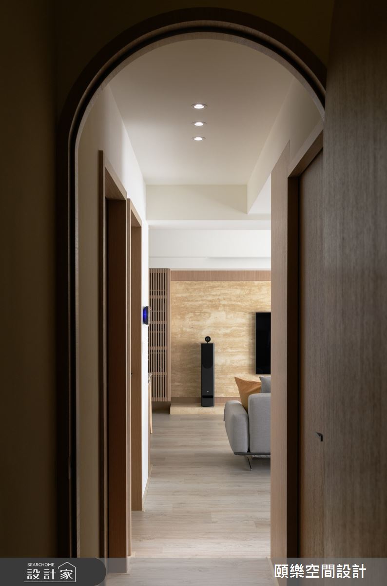 30坪新成屋(5年以下)＿日式人文風客廳走廊案例圖片＿頤樂空間設計有限公司＿頤樂_18之11