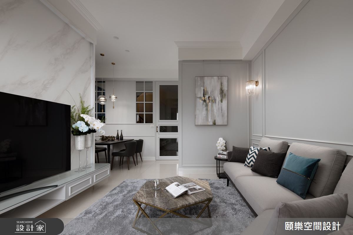 100坪新成屋(5年以下)＿美式風客廳餐廳案例圖片＿頤樂空間設計有限公司＿頤樂_19之9