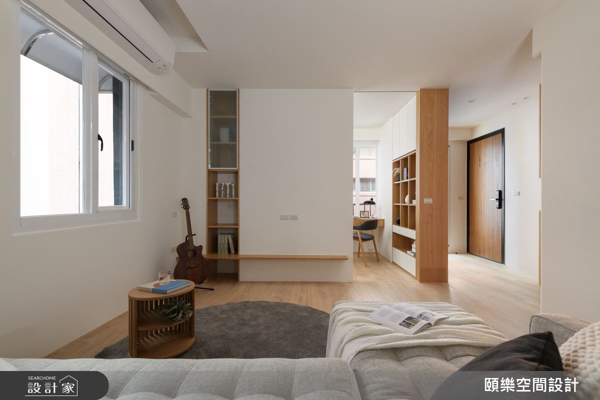 35坪老屋(50年以上)＿日式無印風玄關客廳書房案例圖片＿頤樂空間設計有限公司＿頤樂_20之4