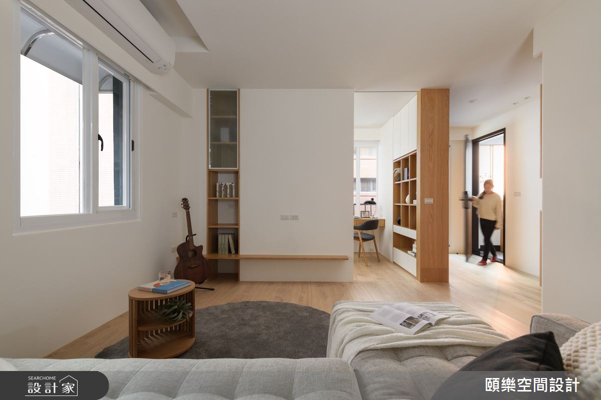 35坪老屋(50年以上)＿日式無印風玄關客廳書房案例圖片＿頤樂空間設計有限公司＿頤樂_20之3