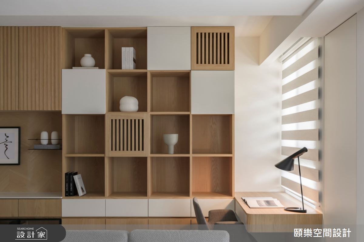30坪預售屋＿日式無印風書房工作區案例圖片＿頤樂空間設計有限公司＿頤樂_21之9