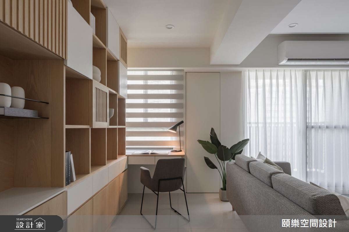 30坪預售屋＿日式無印風書房工作區案例圖片＿頤樂空間設計有限公司＿頤樂_21之10