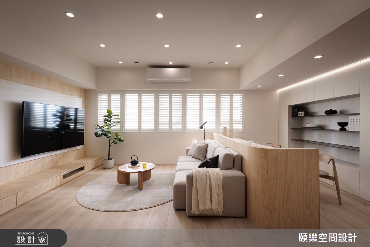 45坪預售屋＿簡約風客廳書房案例圖片＿頤樂空間設計有限公司＿頤樂_25之6