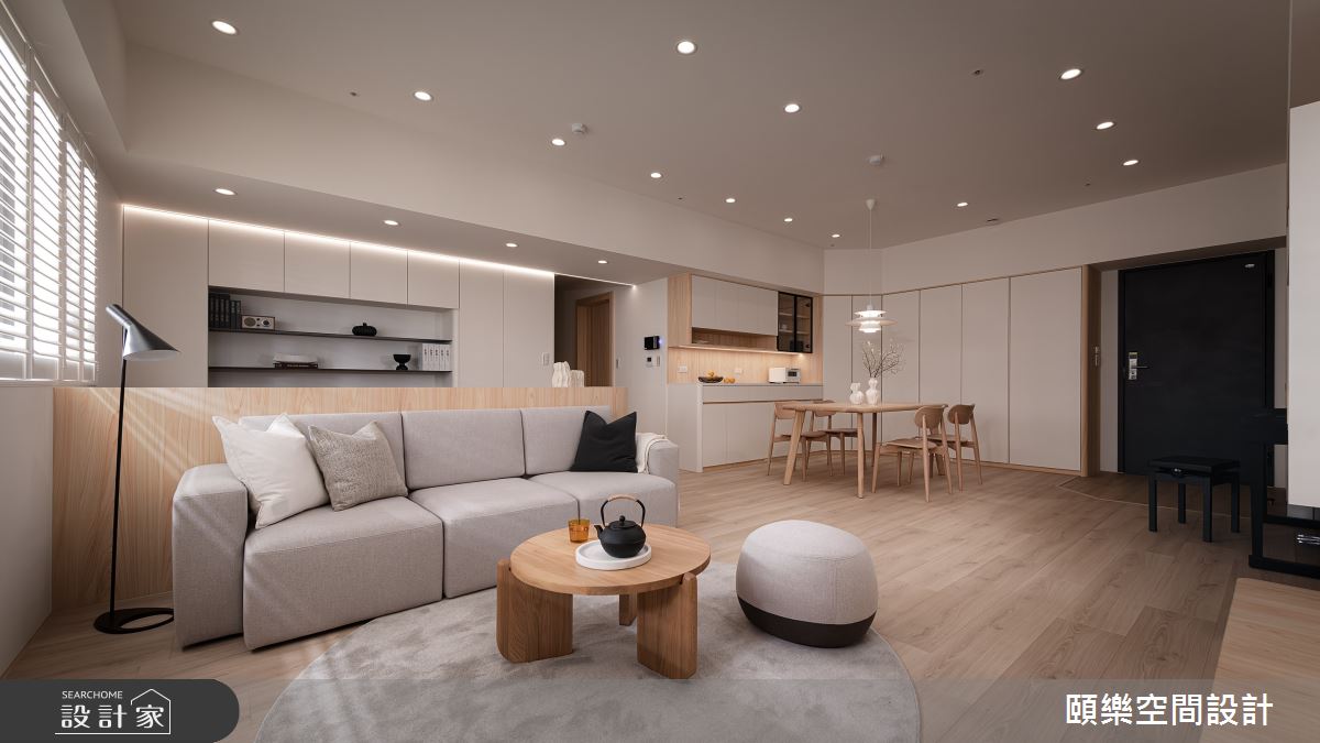45坪預售屋＿簡約風客廳餐廳案例圖片＿頤樂空間設計有限公司＿頤樂_25之10