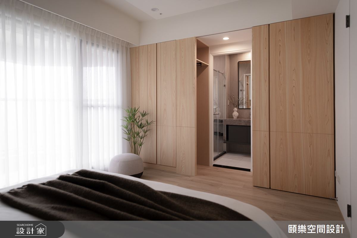 45坪預售屋＿簡約風臥室浴室案例圖片＿頤樂空間設計有限公司＿頤樂_25之211