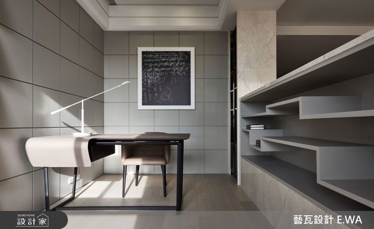 96坪新成屋(5年以下)＿現代風書房案例圖片＿藝瓦室內設計＿藝瓦_01之4