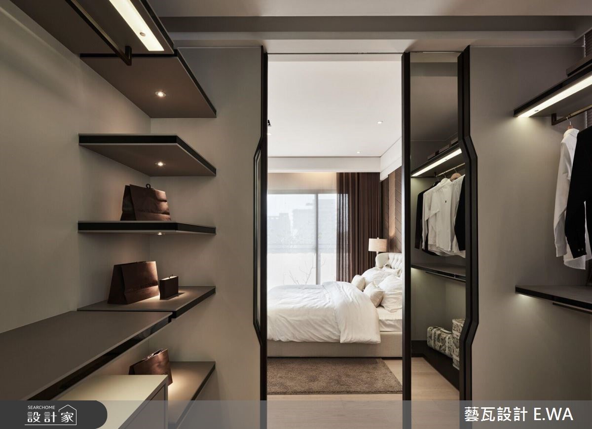 96坪新成屋(5年以下)＿現代風更衣間案例圖片＿藝瓦室內設計＿藝瓦_01之12
