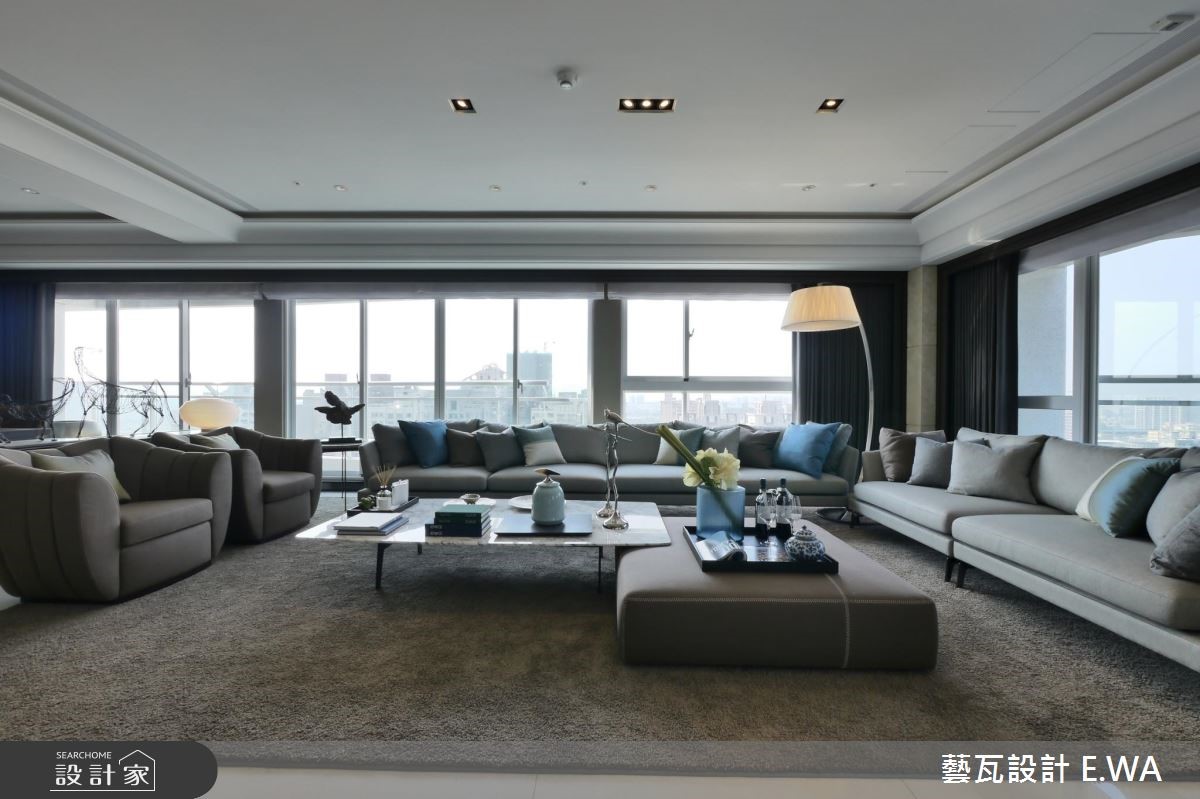 137坪新成屋(5年以下)＿現代風客廳案例圖片＿藝瓦室內設計＿藝瓦_03之9
