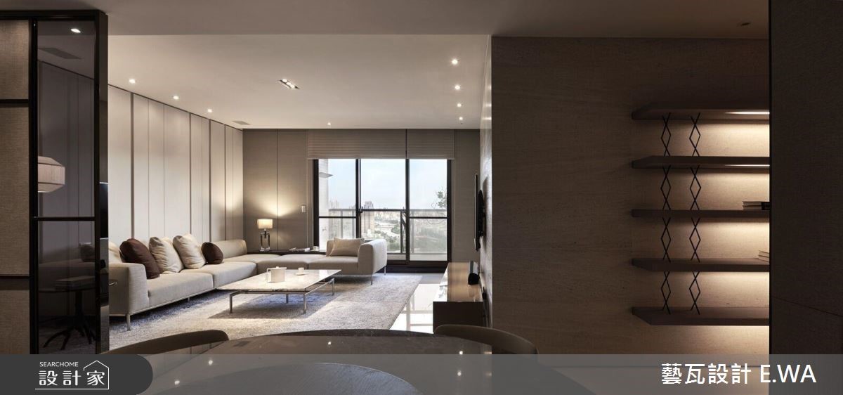 75坪新成屋(5年以下)＿休閒風客廳案例圖片＿藝瓦室內設計＿藝瓦_04之2