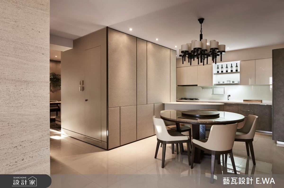 75坪新成屋(5年以下)＿休閒風餐廳廚房案例圖片＿藝瓦室內設計＿藝瓦_04之5