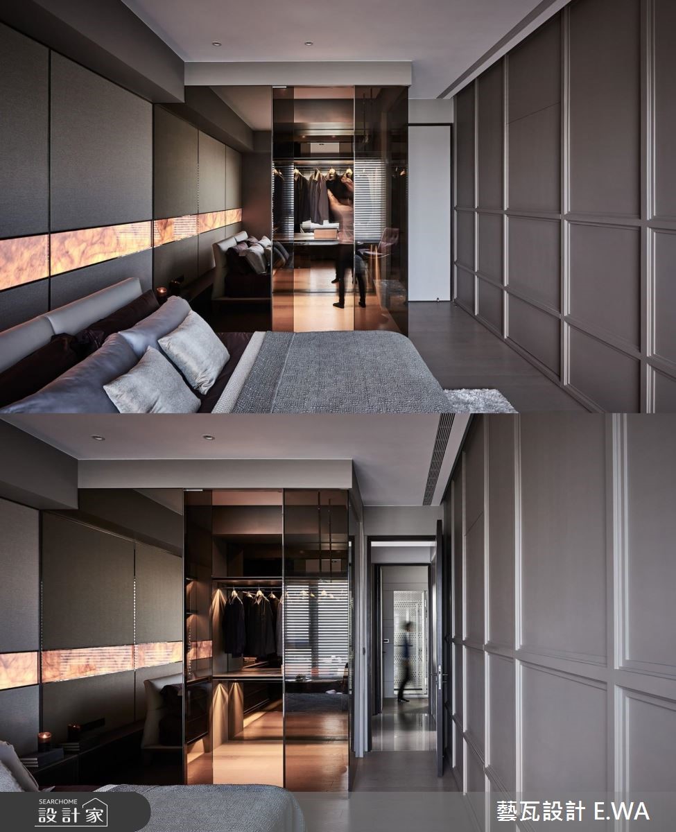 80坪新成屋(5年以下)＿現代風臥室更衣間客房案例圖片＿藝瓦室內設計＿藝瓦_05之8