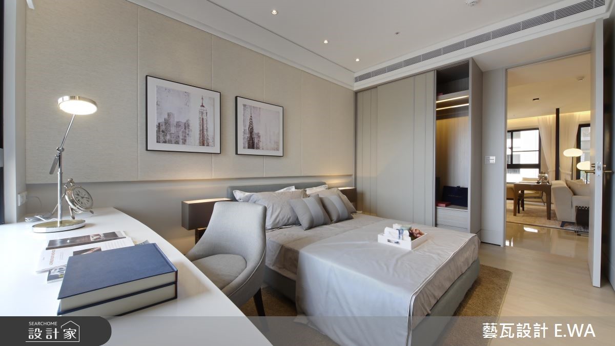 66坪新成屋(5年以下)＿簡約風臥室客房案例圖片＿藝瓦室內設計＿藝瓦_07之19