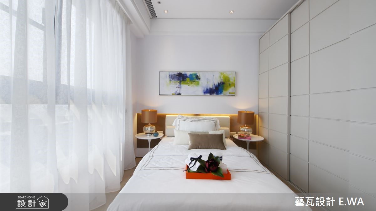 66坪新成屋(5年以下)＿簡約風臥室客房案例圖片＿藝瓦室內設計＿藝瓦_07之21