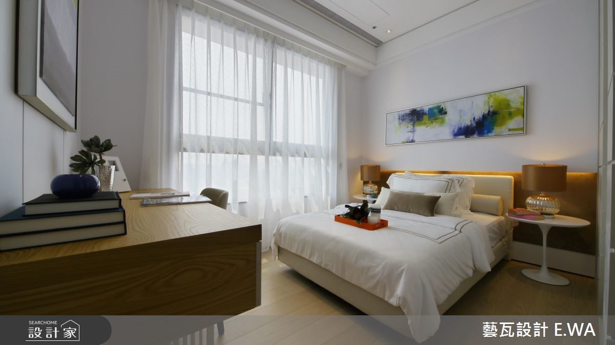 66坪新成屋(5年以下)＿簡約風臥室客房案例圖片＿藝瓦室內設計＿藝瓦_07之20