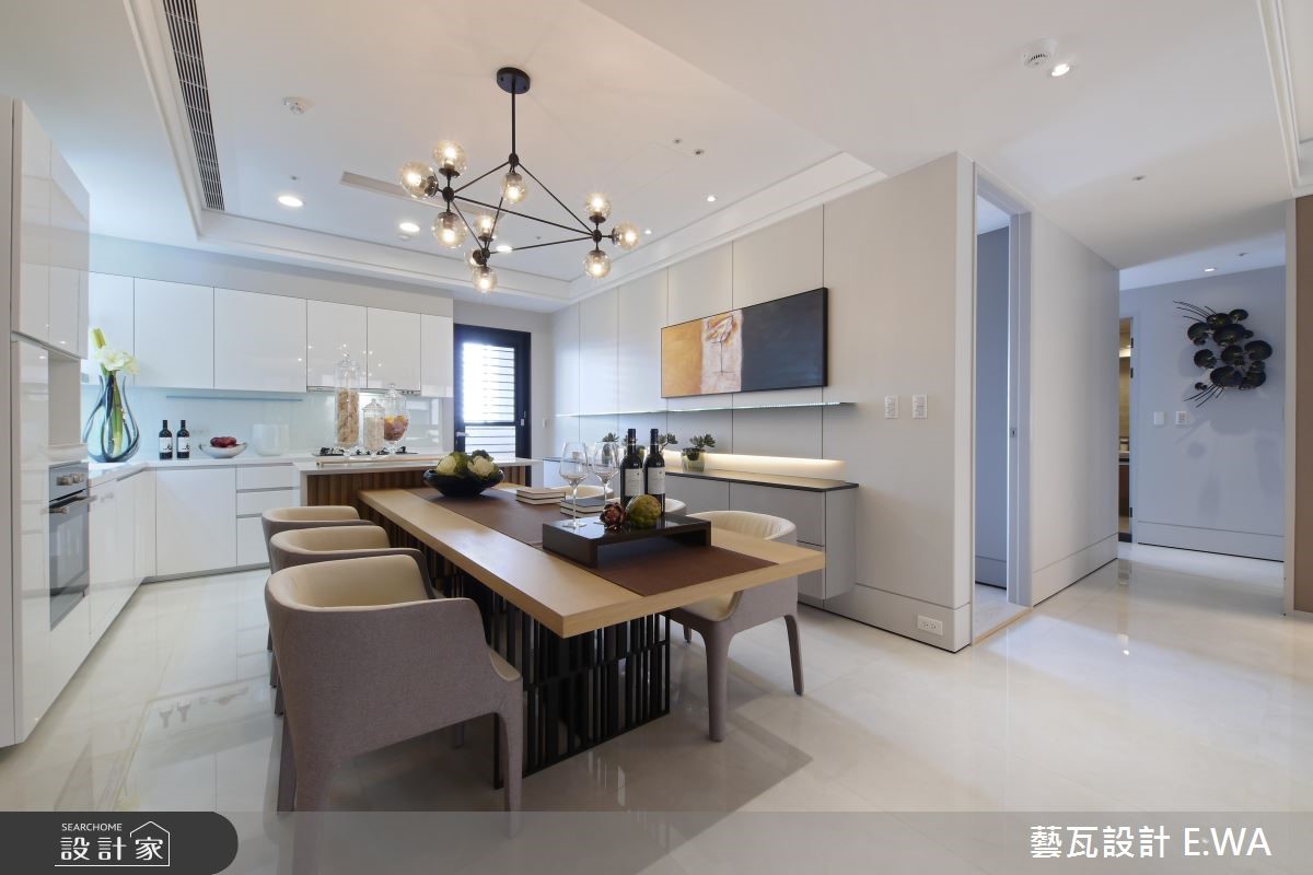 66坪新成屋(5年以下)＿簡約風餐廳廚房案例圖片＿藝瓦室內設計＿藝瓦_07之11