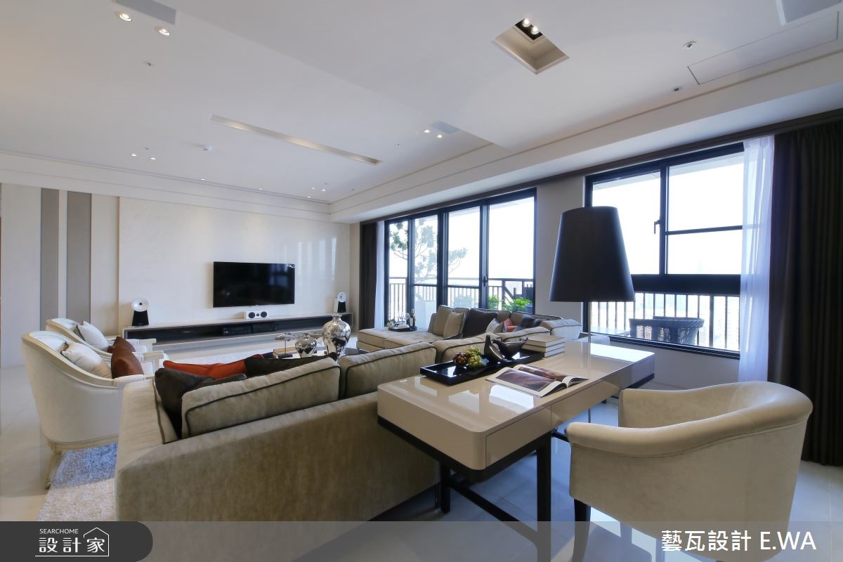 80坪新成屋(5年以下)＿簡約風客廳書房案例圖片＿藝瓦室內設計＿藝瓦_08之8