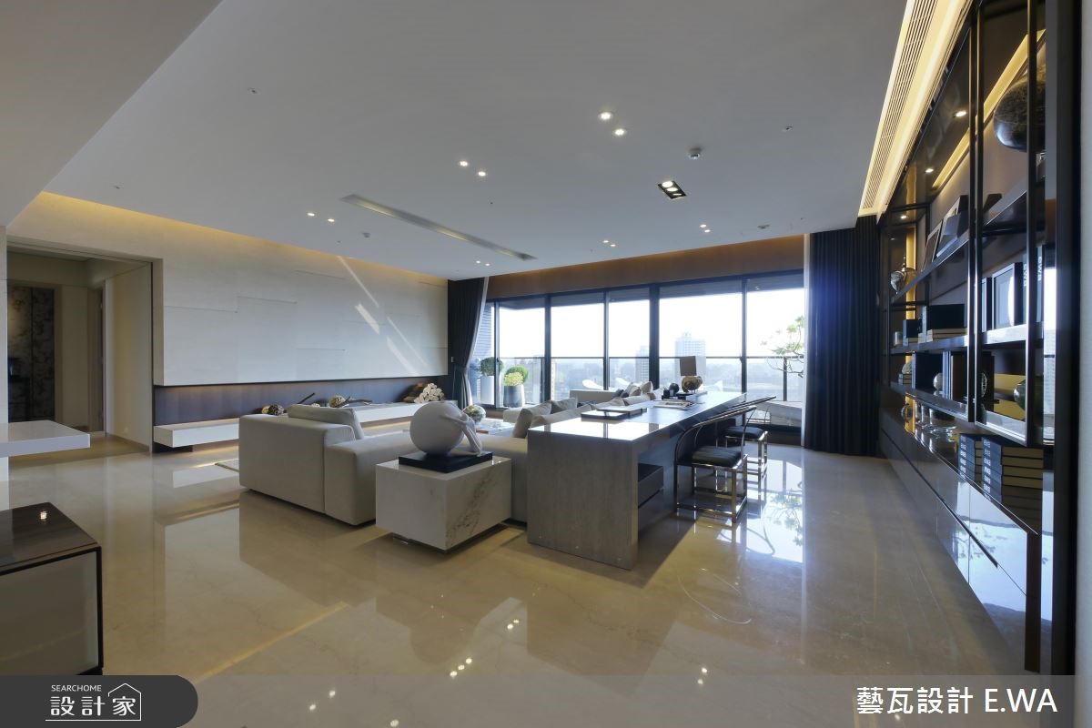 108坪新成屋(5年以下)＿現代風客廳書房案例圖片＿藝瓦室內設計＿藝瓦_09之11