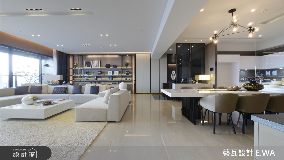 108坪新成屋(5年以下)＿現代風客廳餐廳案例圖片＿藝瓦室內設計＿藝瓦_09之8