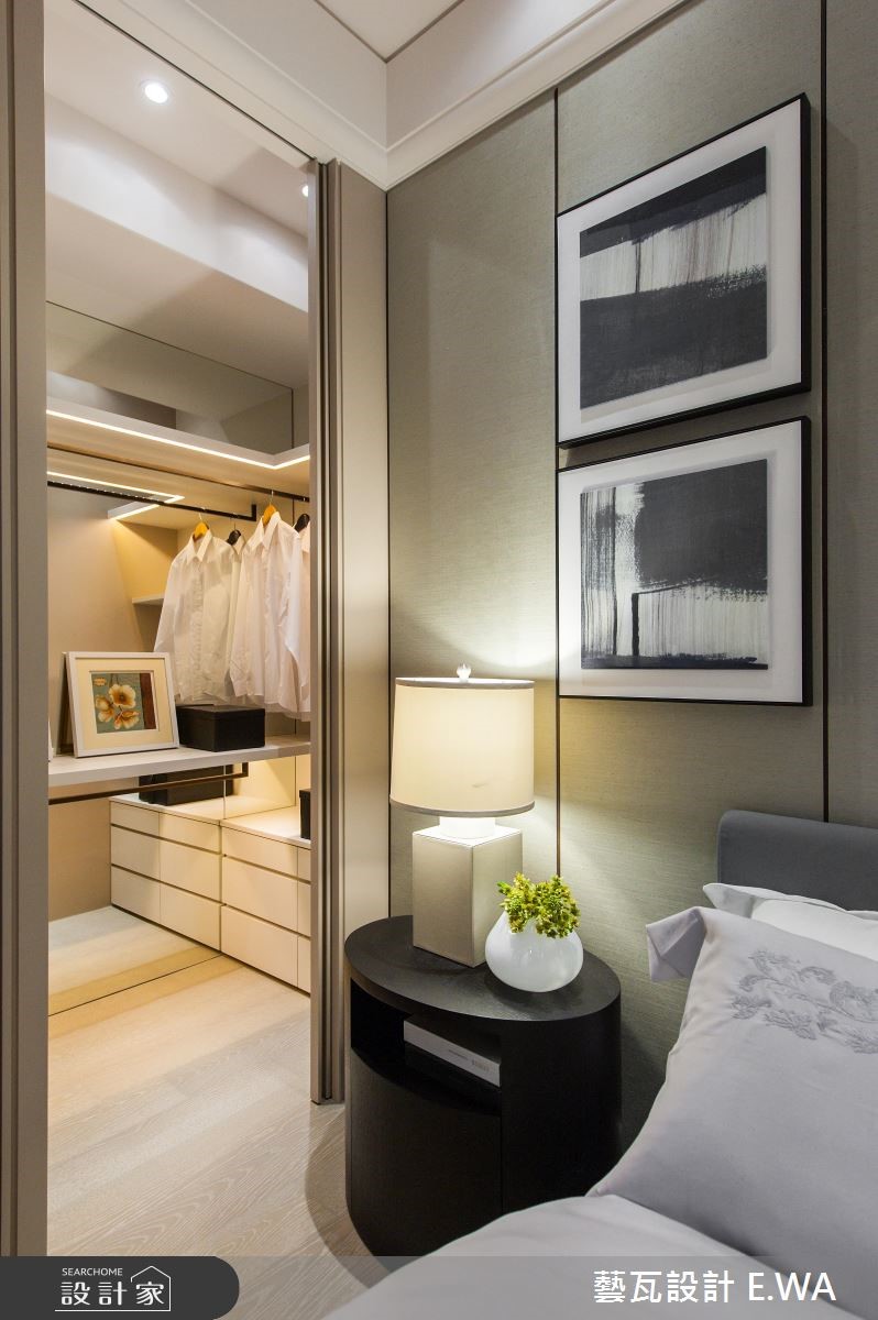100坪新成屋(5年以下)＿新古典更衣間案例圖片＿藝瓦室內設計＿藝瓦_10之24