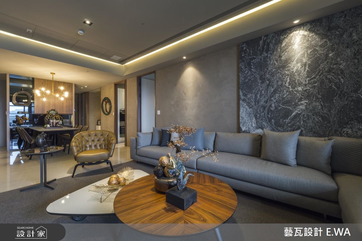 80坪新成屋(5年以下)＿現代風客廳案例圖片＿藝瓦室內設計＿藝瓦_12之2
