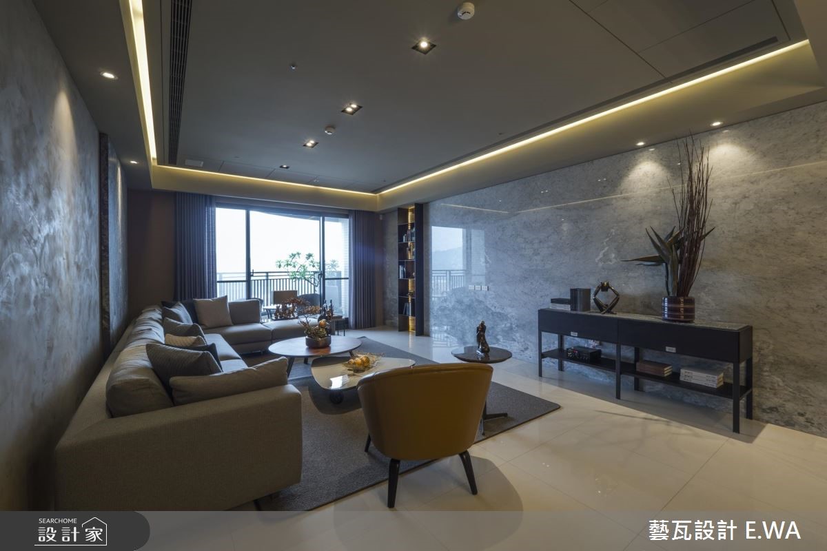 80坪新成屋(5年以下)＿現代風客廳案例圖片＿藝瓦室內設計＿藝瓦_12之5