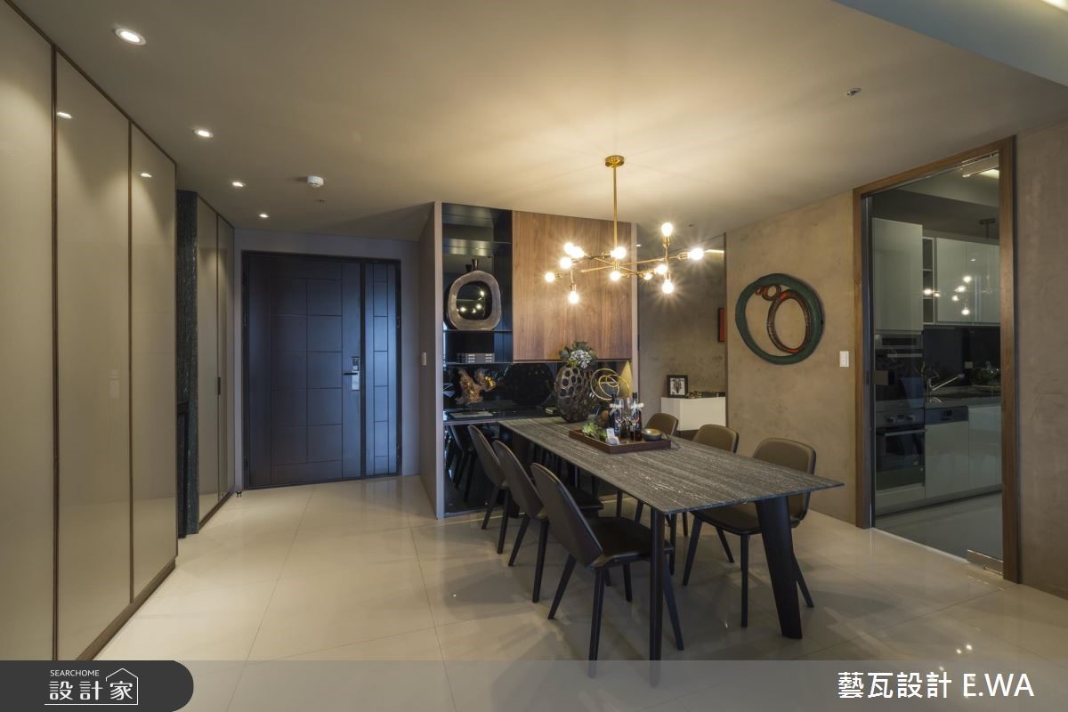 80坪新成屋(5年以下)＿現代風玄關餐廳案例圖片＿藝瓦室內設計＿藝瓦_12之13
